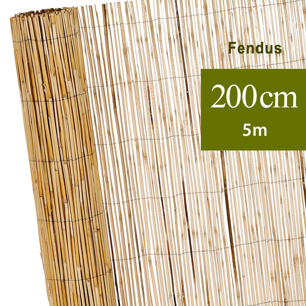Natte de Bambous fendus pour tronc - Haut. 2m / RL 5m