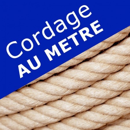 Corde Cordage en chanvre synthétique 30mm vente au mètre toronné
