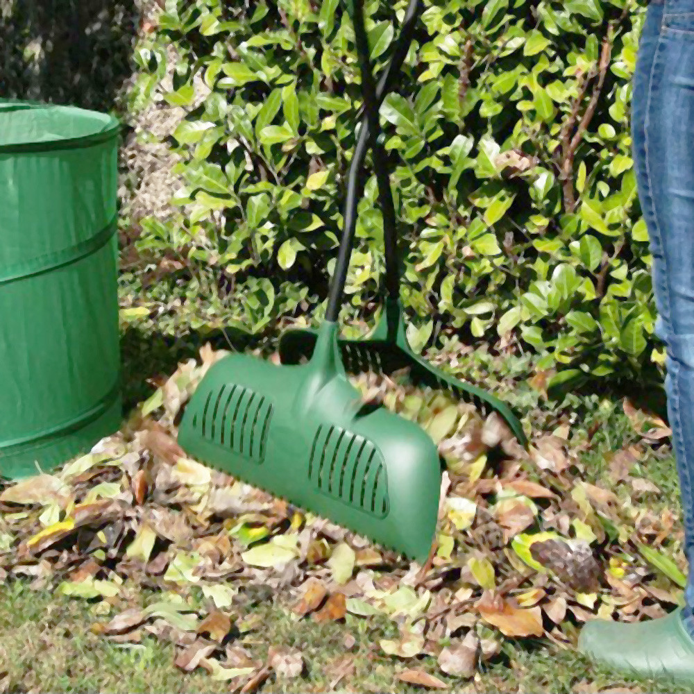 Pelles jaunes de feuilles de jardin, attrape-feuilles collecteur de feuilles  d'herbe ramassage de feuilles râteaux à main pour les déchets de feuilles  de jardin 964E - AliExpress