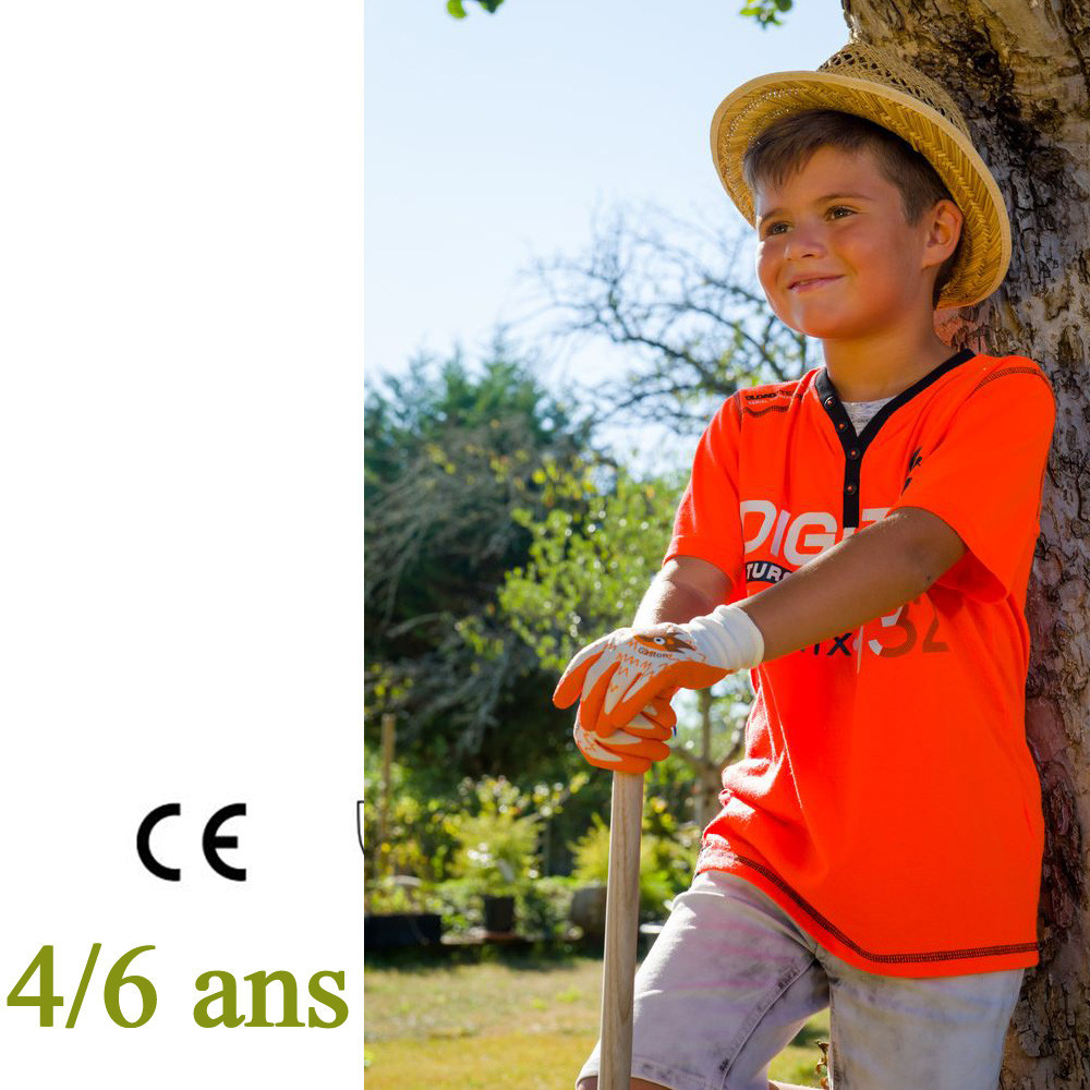 Achetez GRÜNTEK Gants de Jardinage pour Enfant - Lot de 4 paires. Enduit de  latex. Sans BPA. Certifié EN420 / EN388 - Taille 3:  ✓ Livraison &  retours gratuits possibles (voir conditions)