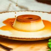 creme caramel à la vanille